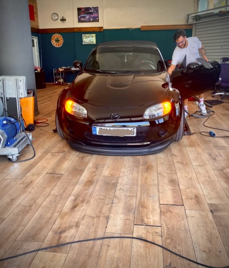 MX-5 in for calibration 175hp