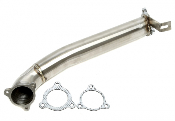 Stainless downpipe — Audi A6 Quattro (4F) · 62mm