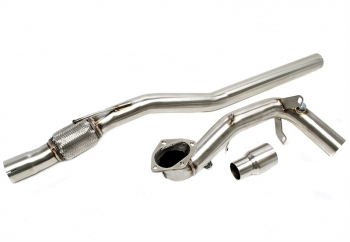 Stainless downpipe — Audi / Seat / Skoda / VW A1 / Ibiza / Fabia / Polo