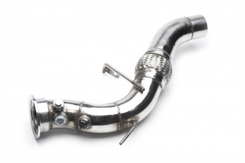 Stainless downpipe 75mm — BMW 3er, 5er, 6er, X3, X5, X6 (E90, E92, E60, E61)