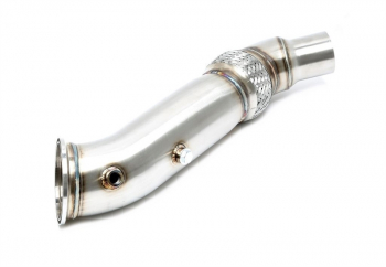 Stainless downpipe 135mm — BMW 1er / 2er / 3er / 4er / 5er / 6er / 7er / X3er / X4er (F20, F21, F22, F23)