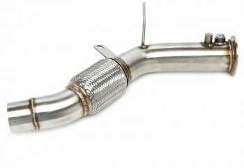Stainless downpipe — BMW 5er Series (E60, E61)