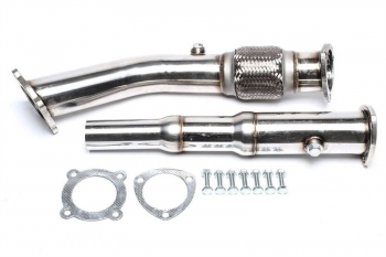 Stainless downpipe 76mm — Audi / Seat / Skoda / VW A3, TT, Leon, Toledo II, Octavia, Bora, Golf IV, New Beetle (8L)