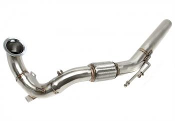 Stainless downpipe — Audi / Seat / Skoda / VW A3 / Leon / Octavia / Superb / Golf / Passat (8V)