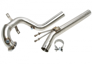 Stainless downpipe — Audi / Seat / Skoda / VW A1, Ibiza , Fabia, Polo · 56mm