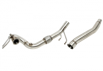 Stainless downpipe — Audi / Seat / Skoda / VW A3,Altea,Leon,Toledo,Octavia, Superb,Caddy,Golf,Jetta,Eos,Pa (8P, 1K)