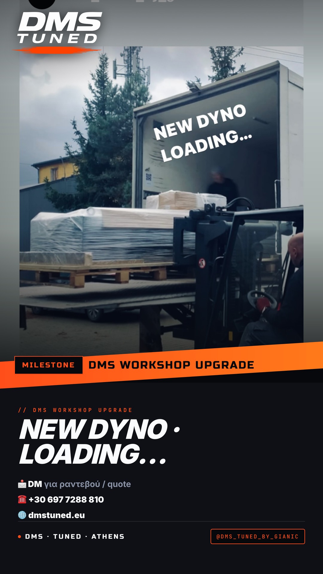 Loading an MX-5 onto the DMS dyno