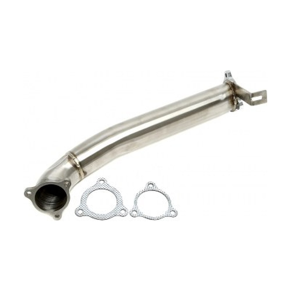 Stainless downpipe — Audi A6 Quattro (4F) · 62mm