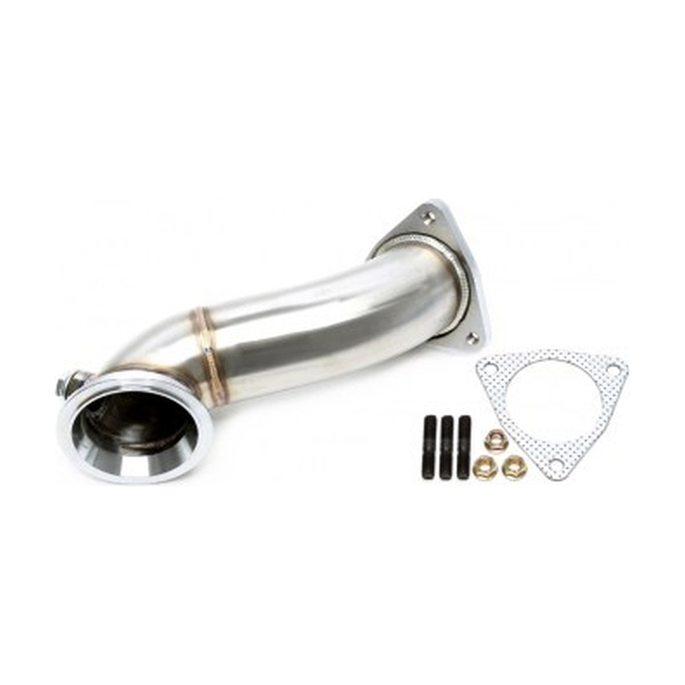 Stainless downpipe — Opel Corsa D