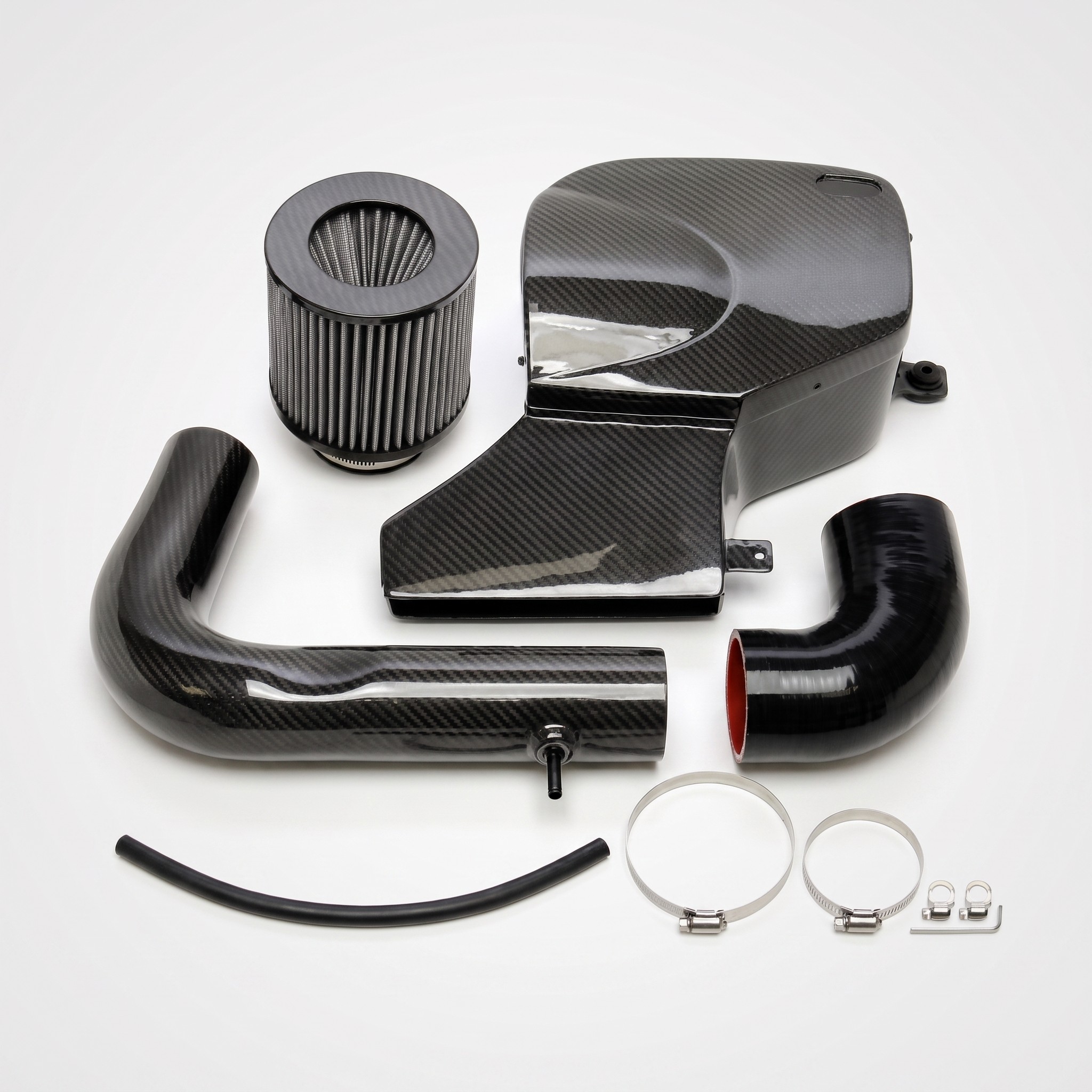 Carbon air intake — Audi / Seat /  Skoda / VW A3 / Altea / Leon / Toledo / Octavia / Golf / Jetta (8P)