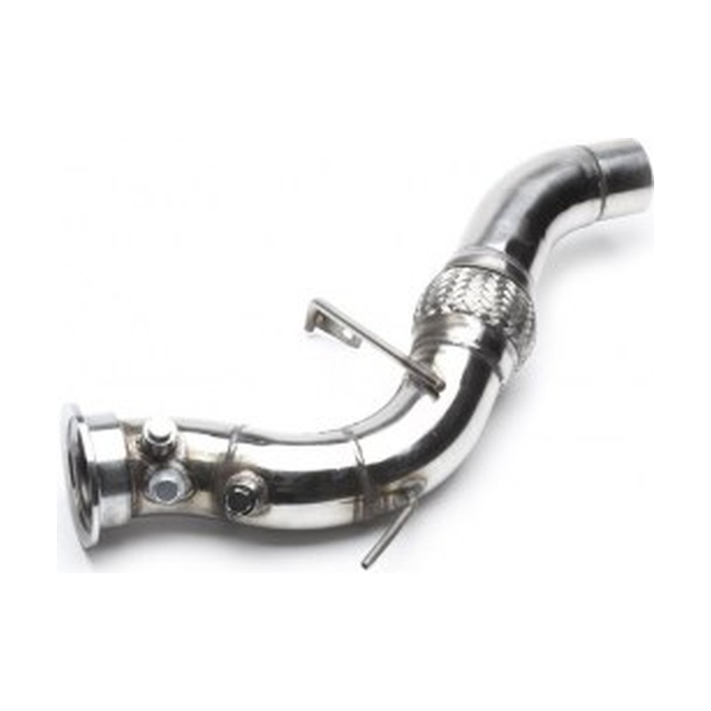 Stainless downpipe 75mm — BMW 3er, 5er, 6er, X3, X5, X6 (E90, E92, E60, E61)