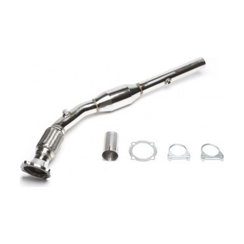 Downpipe with sports catalyst — Audi / Seat / Skoda / VW A3, TT, Leon, Toledo II, Octavia, Bora, Golf IV, New Beetle (8L)