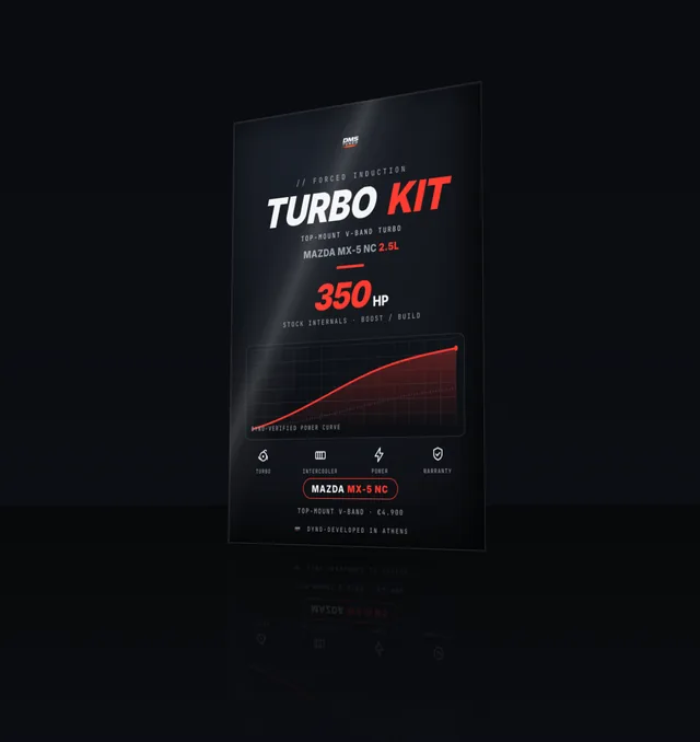 DMS Turbo Kit performance package — MX-5 NC