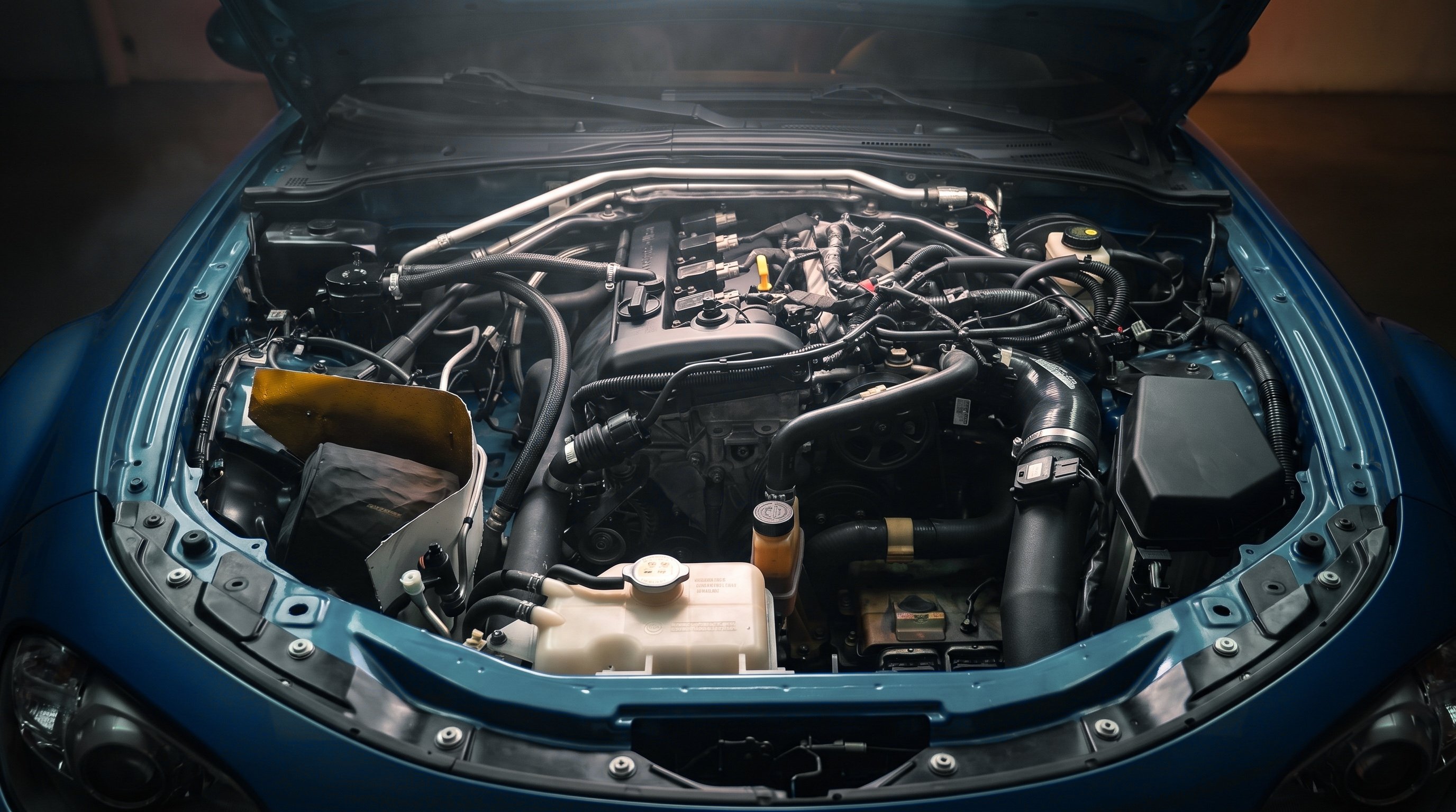 MX-5 NC engine bay at DMS