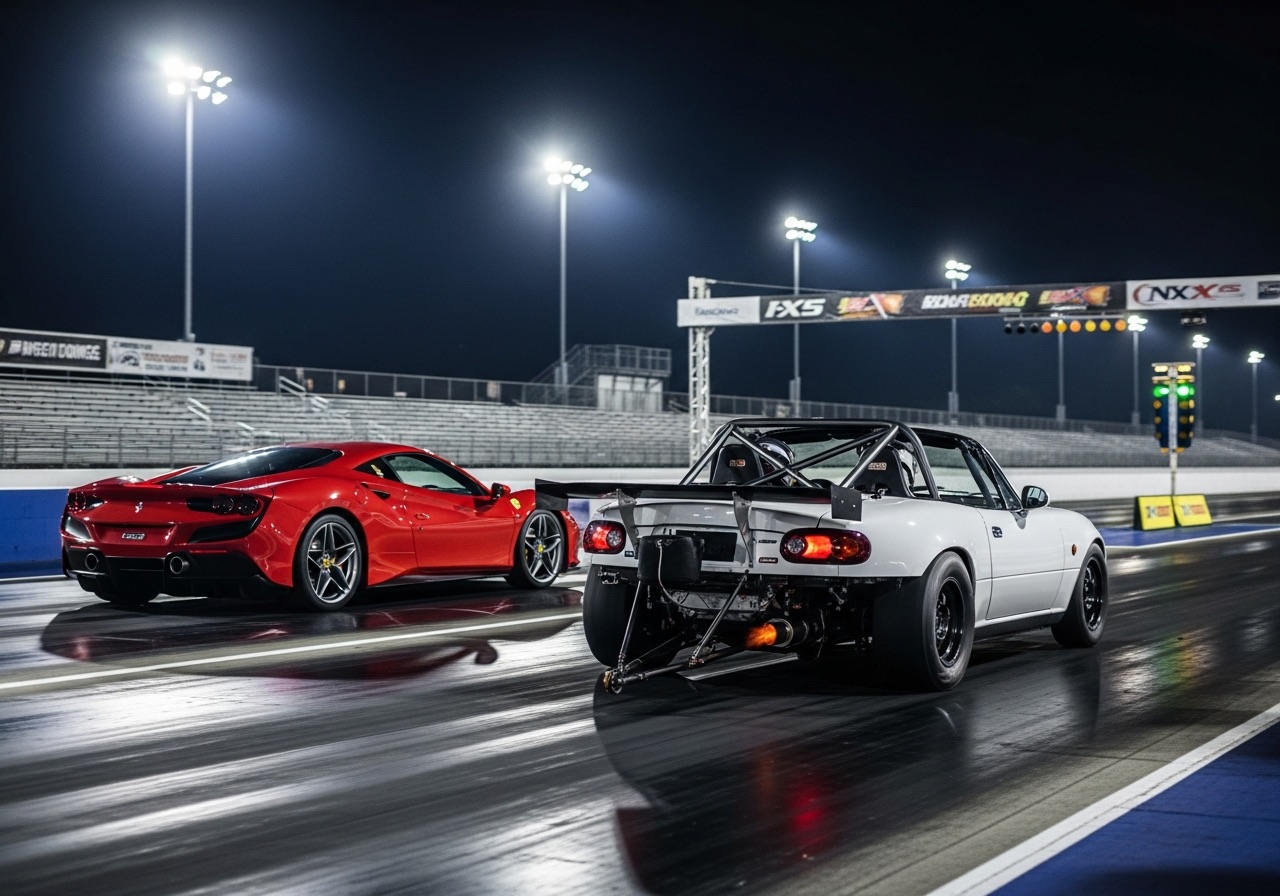 MX-5 vs Supercars